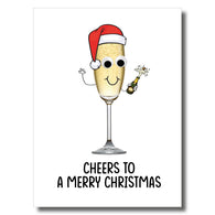 Cheers To A Merry Christmas Card